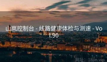 山岚控制台 - 线路健康体检与测速 - Vol.90