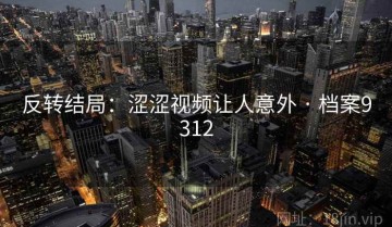 反转结局：涩涩视频让人意外 · 档案9312