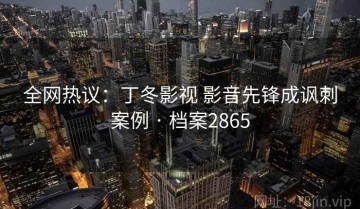 全网热议：丁冬影视 影音先锋成讽刺案例 · 档案2865