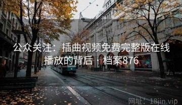 公众关注：插曲视频免费完整版在线播放的背后 · 档案876