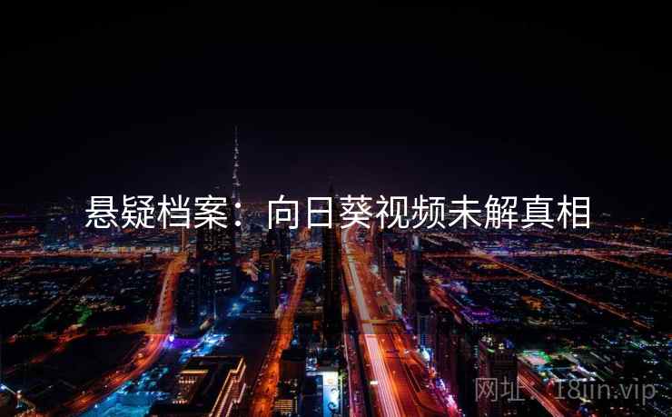 悬疑档案：向日葵视频未解真相