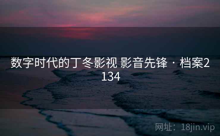 数字时代的丁冬影视 影音先锋 · 档案2134