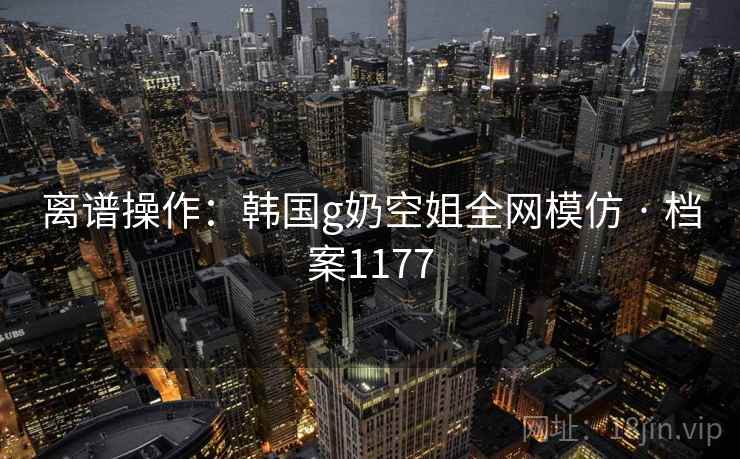 离谱操作：韩国g奶空姐全网模仿 · 档案1177